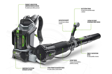 EGO POWER+ Akumulátorový fukár LB6000E