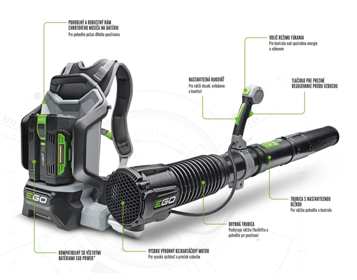 EGO POWER+ Akumulátorový fukár LB6000E